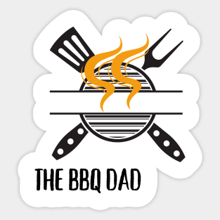 THE BBQ DAD Sticker